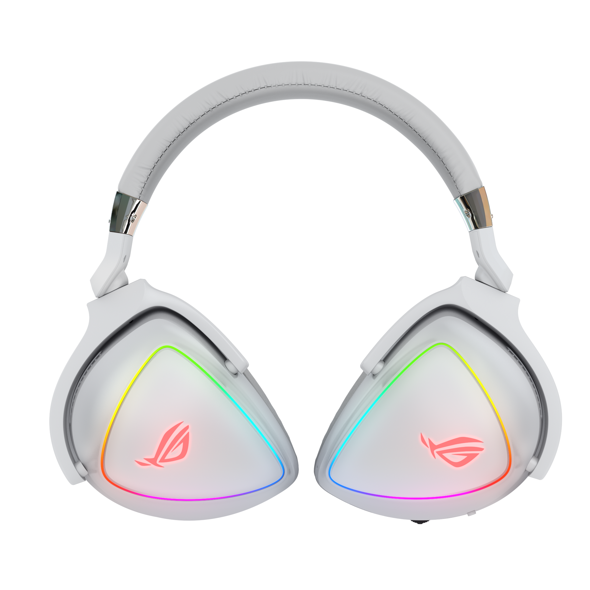 Геймърски слушалки ASUS ROG Delta Hi-Res ESS Quad-DAC, Aura Sync, Бял