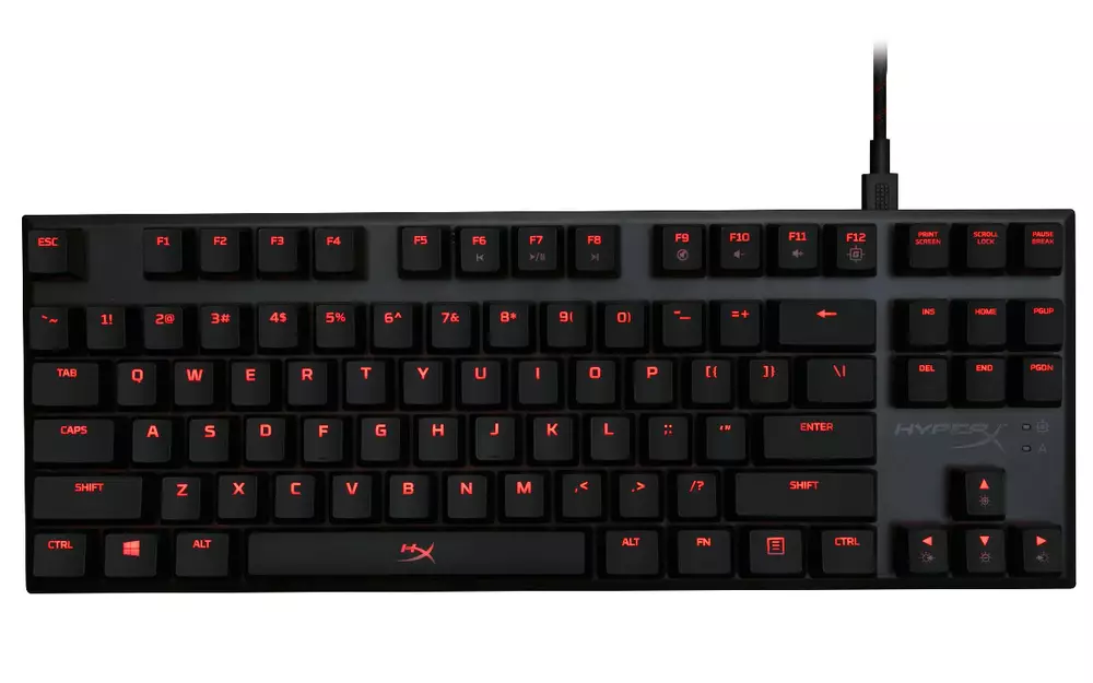 Геймърскa механична клавиатура Kingston HyperX Alloy FPS Pro M червени суичове