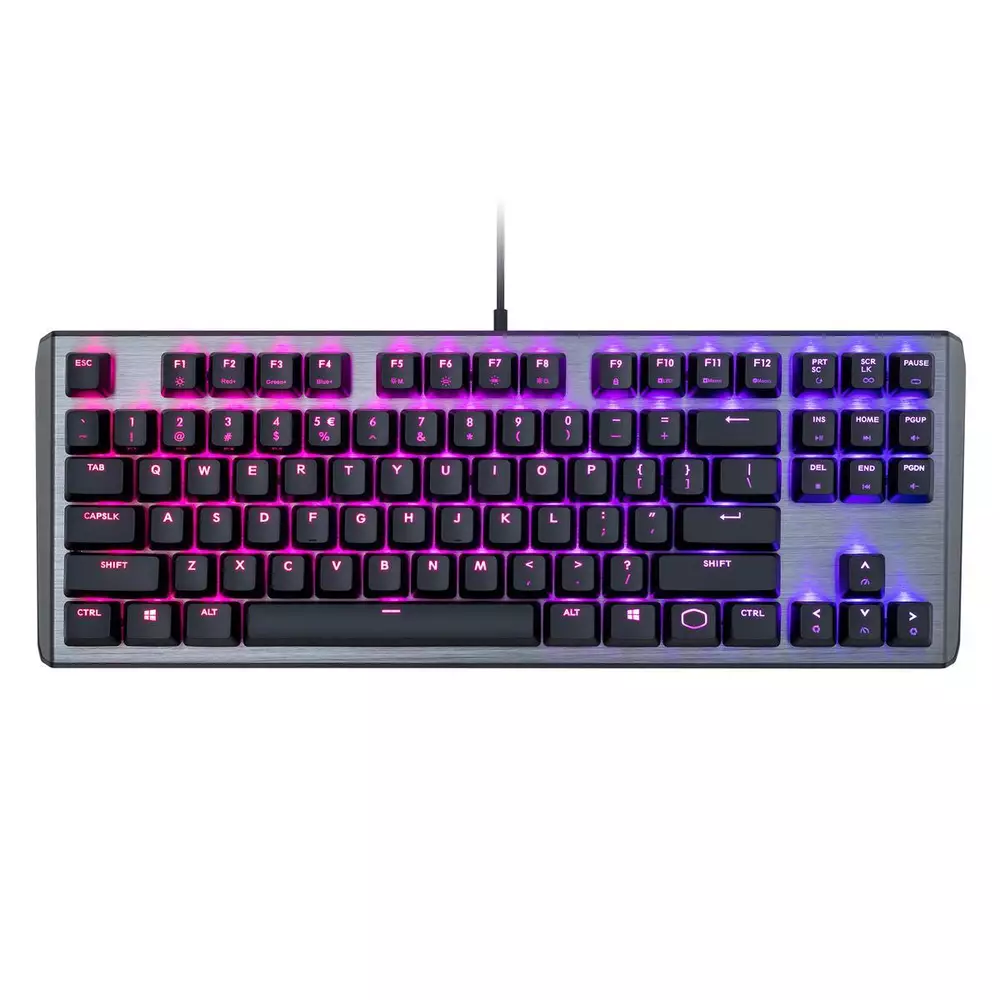 Gaming μηχανικό πληκτρολόγιο Cooler Master CK530 TKL RGB Brown διακόπτες