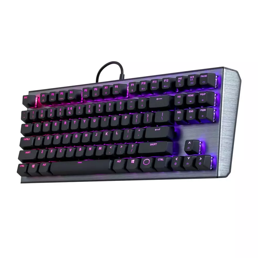 Gaming μηχανικό πληκτρολόγιο Cooler Master CK530 TKL RGB Brown διακόπτες