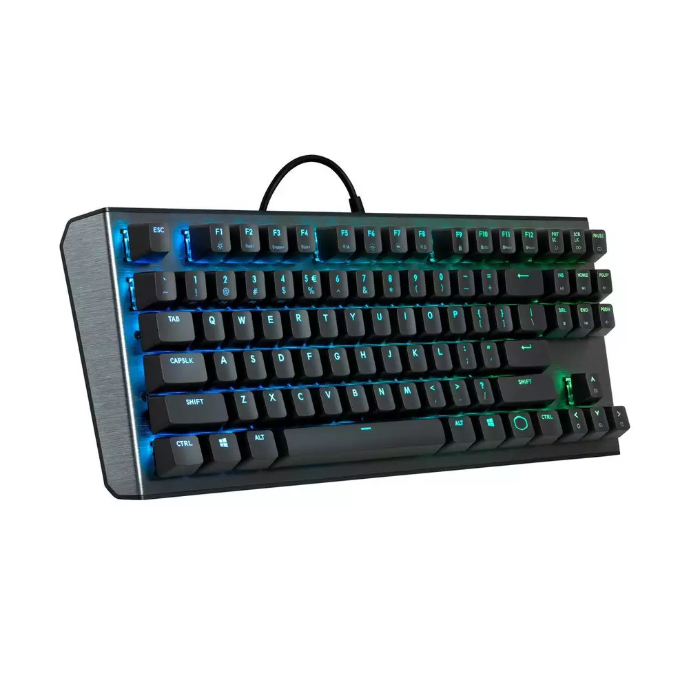 Gaming μηχανικό πληκτρολόγιο Cooler Master CK530 TKL RGB Brown διακόπτες