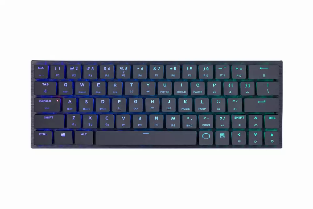 Геймърска механична клавиатура Cooler Master SK621 Bluetooth Cherry MX RGB Low Profile