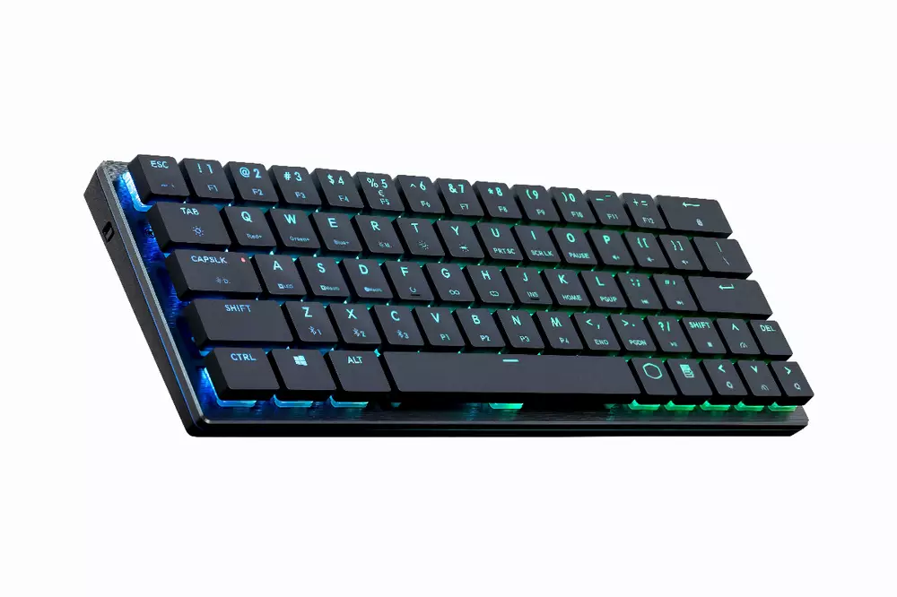 Геймърска механична клавиатура Cooler Master SK621 Bluetooth Cherry MX RGB Low Profile