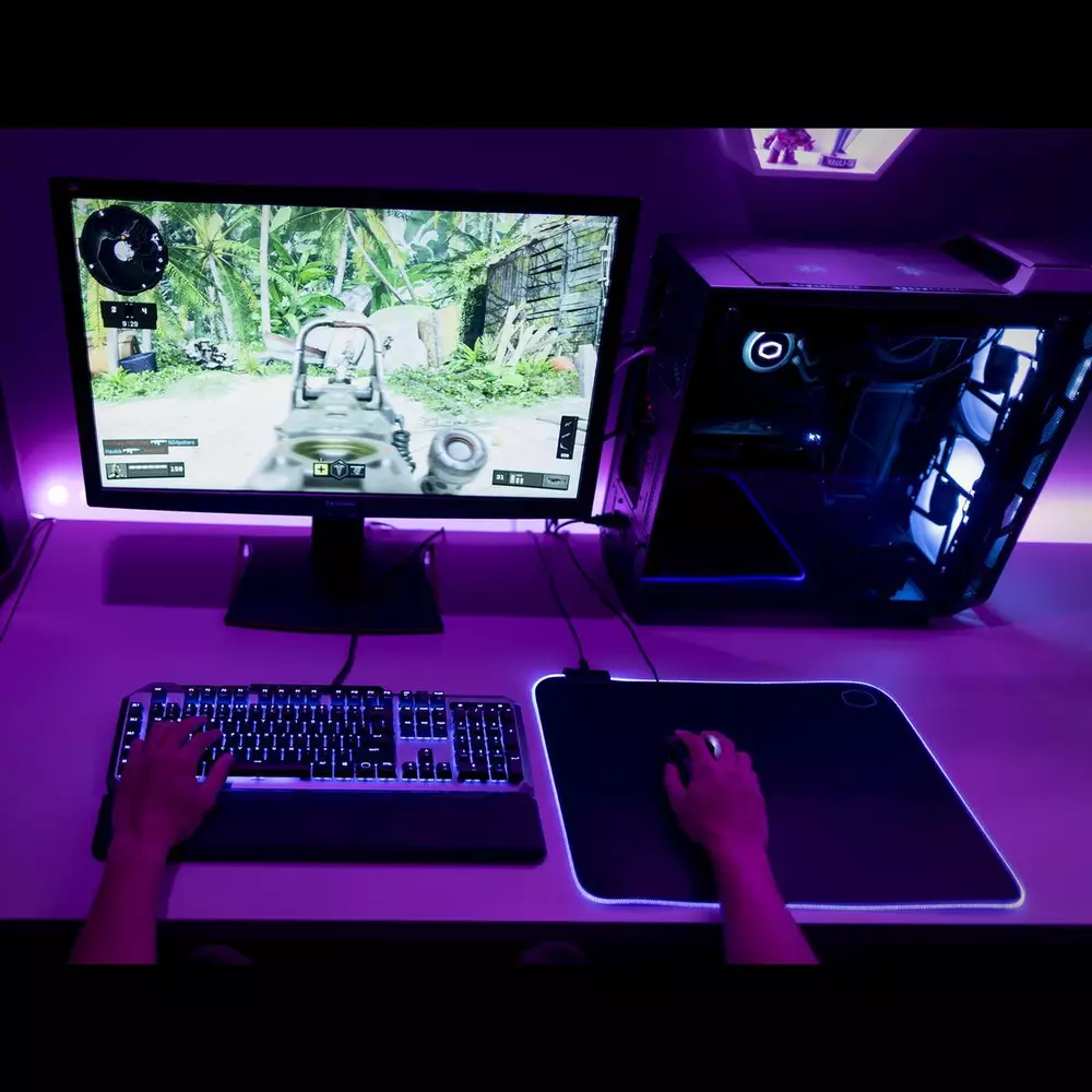 Геймърски пад за мишка Cooler Master MP750, Size L, RGB