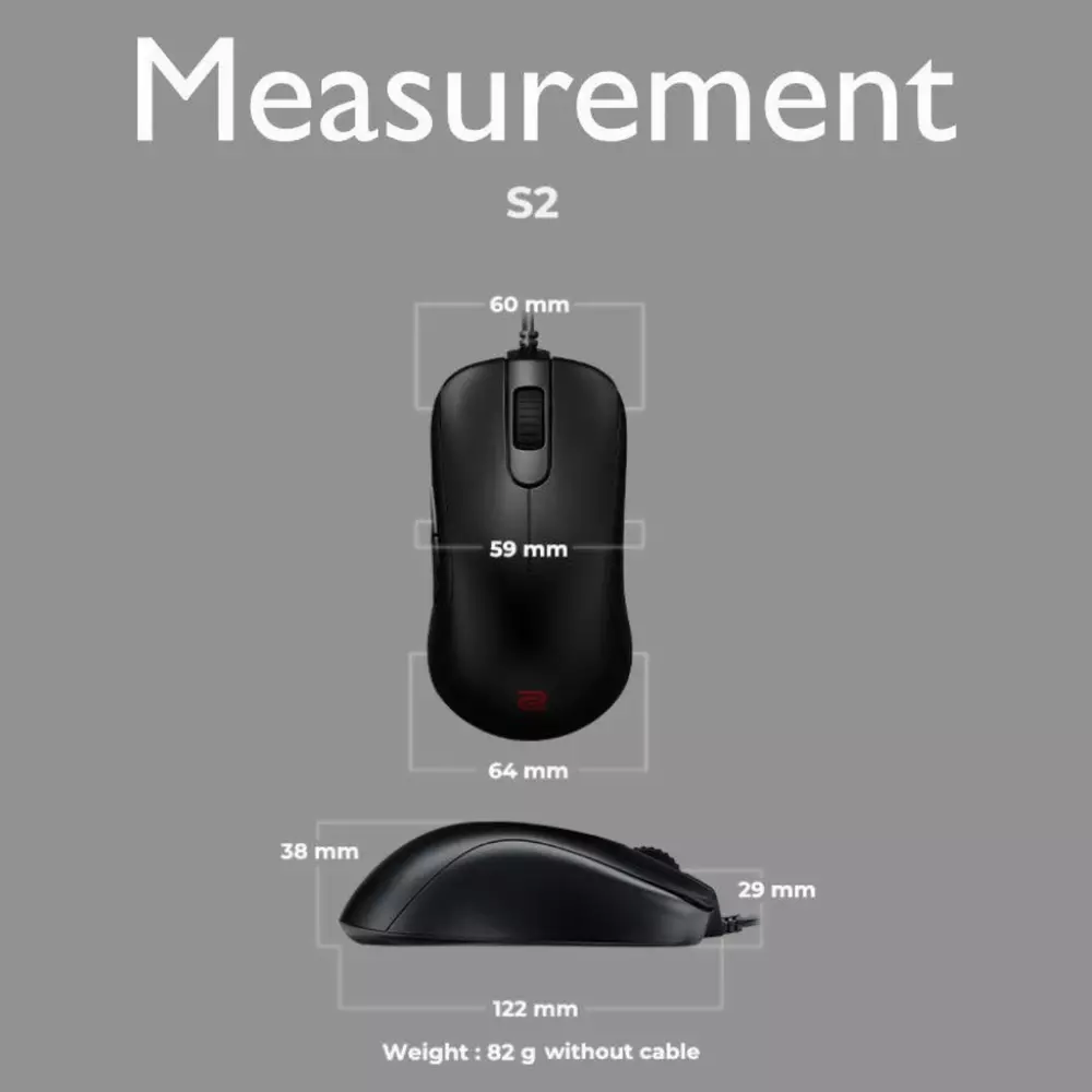 Геймърска мишка ZOWIE S2