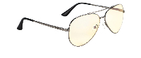 Геймърски очила GUNNAR Maverick Gunmetal Сребрист