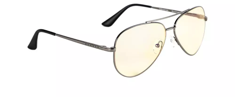 Геймърски очила GUNNAR Maverick Gunmetal Сребрист
