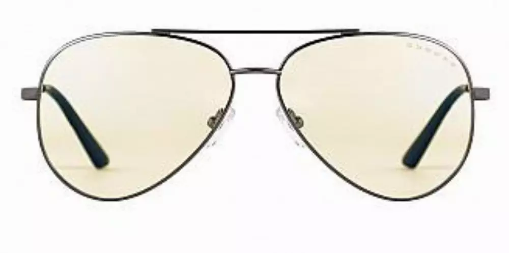 Геймърски очила GUNNAR Maverick Gunmetal Liquet, Сребрист