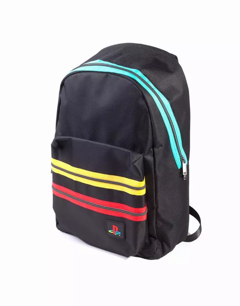 Раница Bioworld PlayStation, Black Retro Logo Backpack, черен