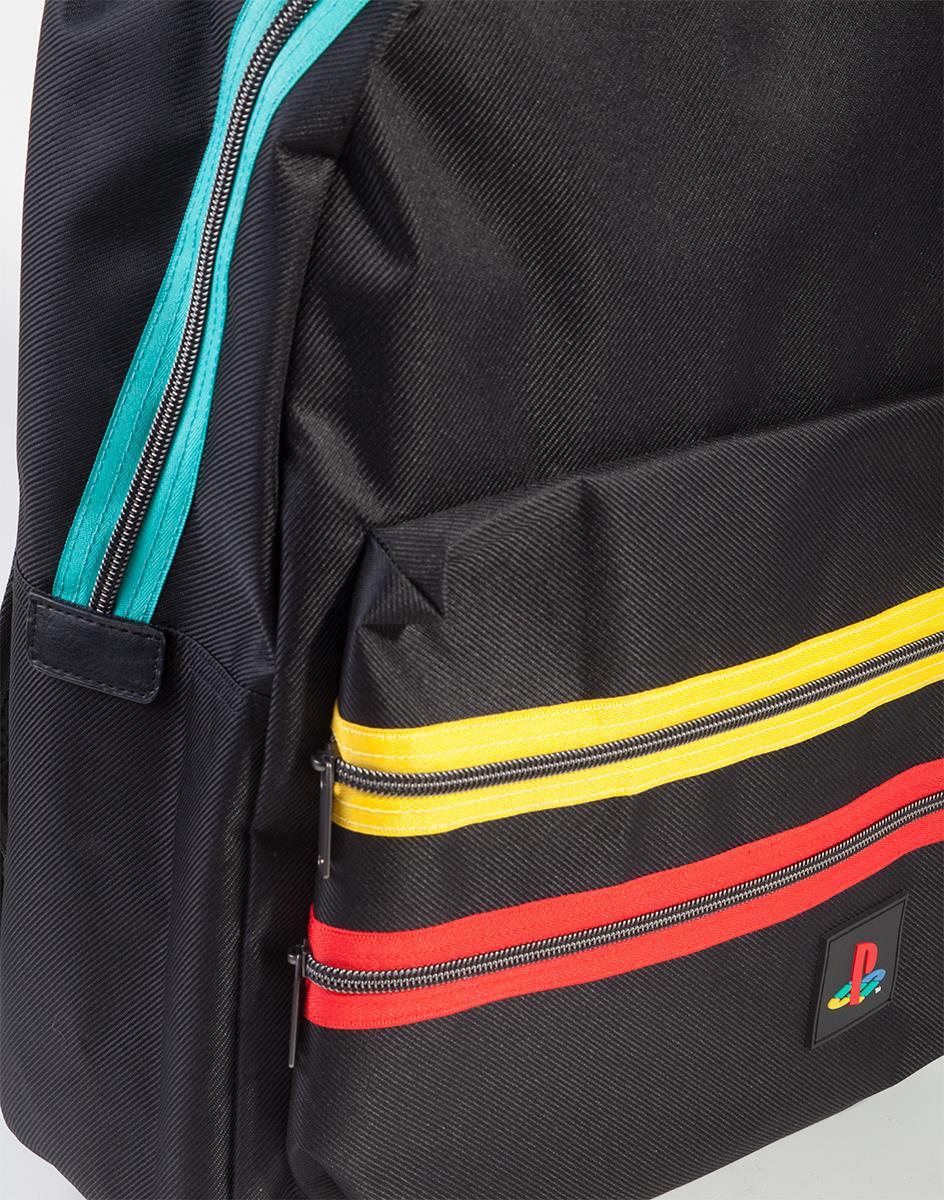 Раница Bioworld PlayStation, Black Retro Logo Backpack, черен