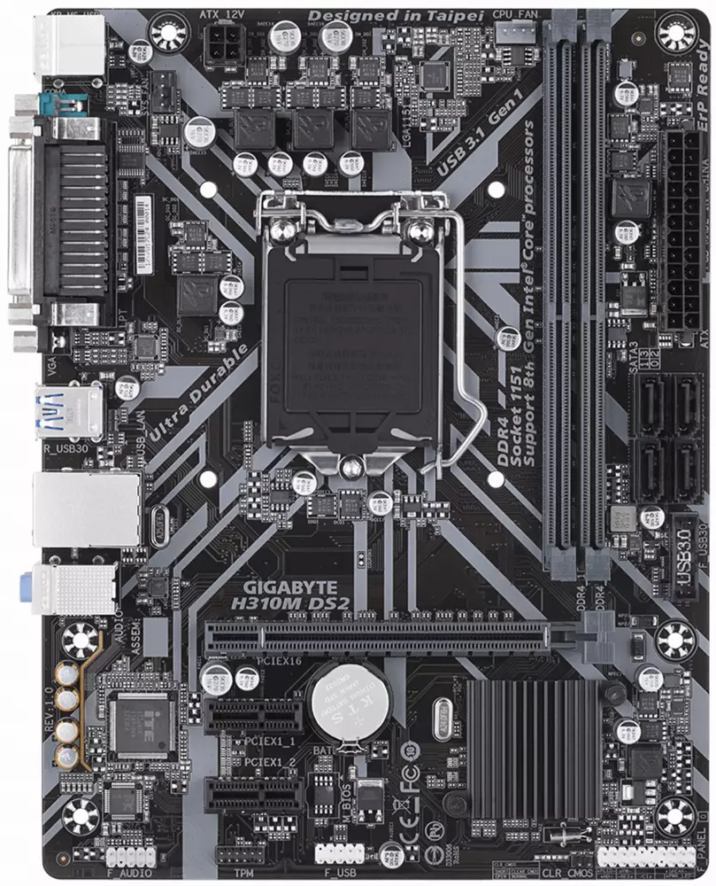 Дънна платка GIGABYTE H310M-DS2