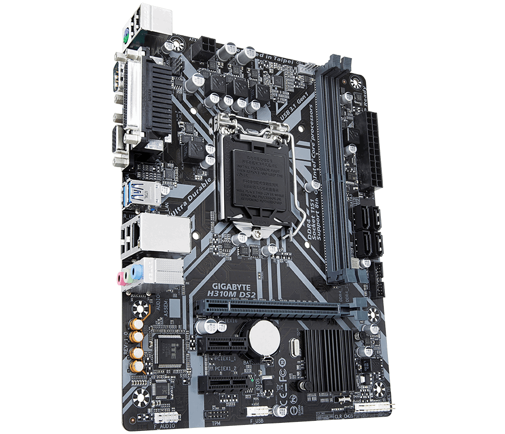 Дънна платка GIGABYTE H310M-DS2