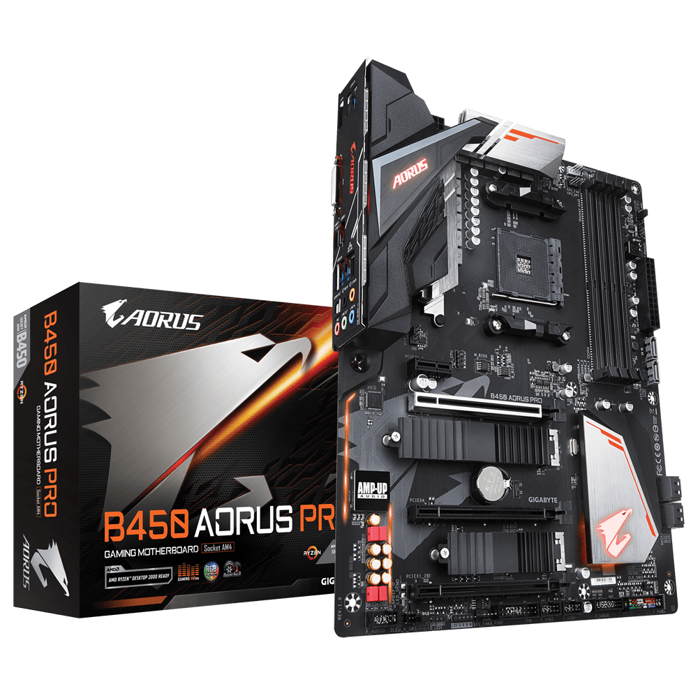 Дънна платка GIGABYTE B450 AORUS PRO