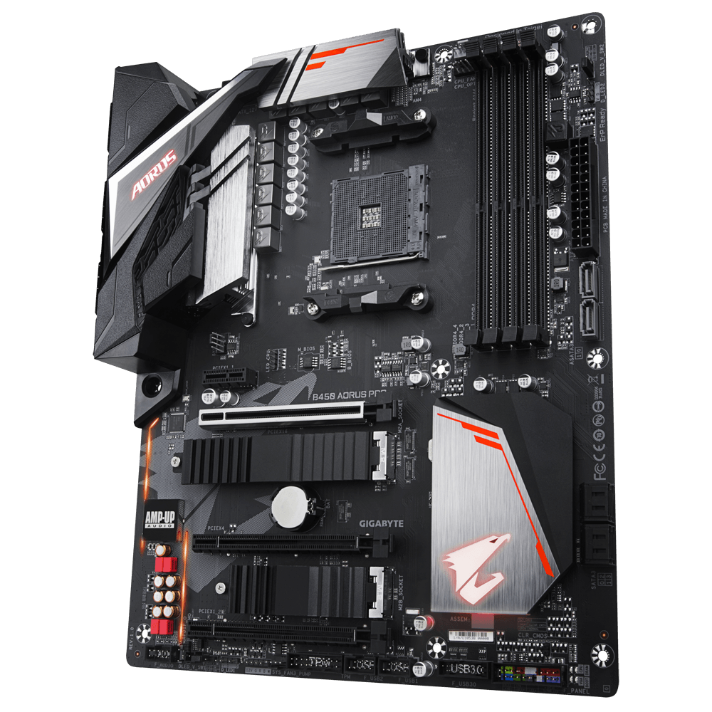 Дънна платка GIGABYTE B450 AORUS PRO