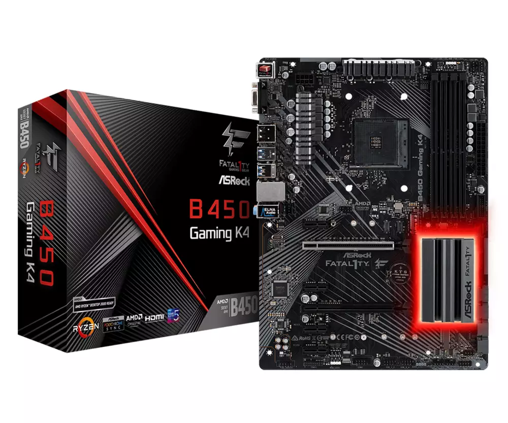 Дънна платка ASROCK B450 Fatal1ty Gaming K4