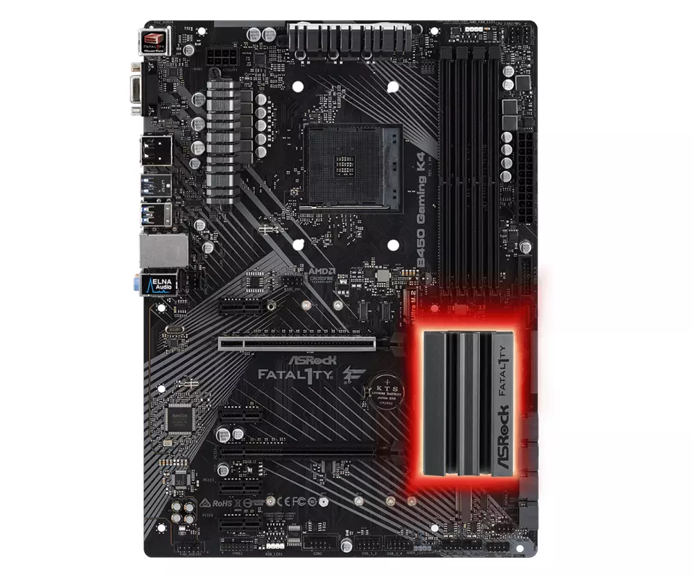 Дънна платка ASROCK B450 Fatal1ty Gaming K4