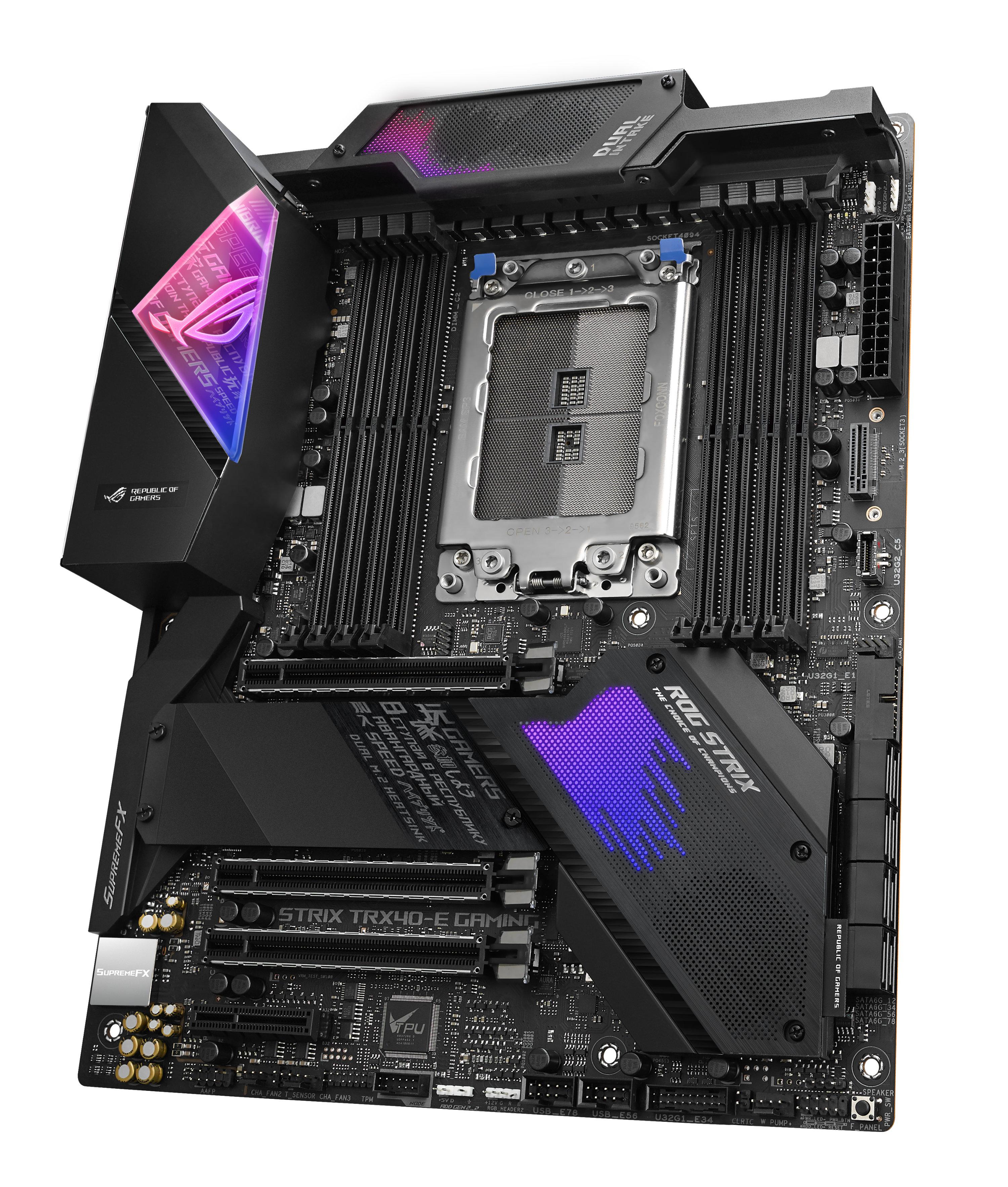 Дънна платка ASUS ROG Strix TRX40-E Gaming (Wi-Fi)