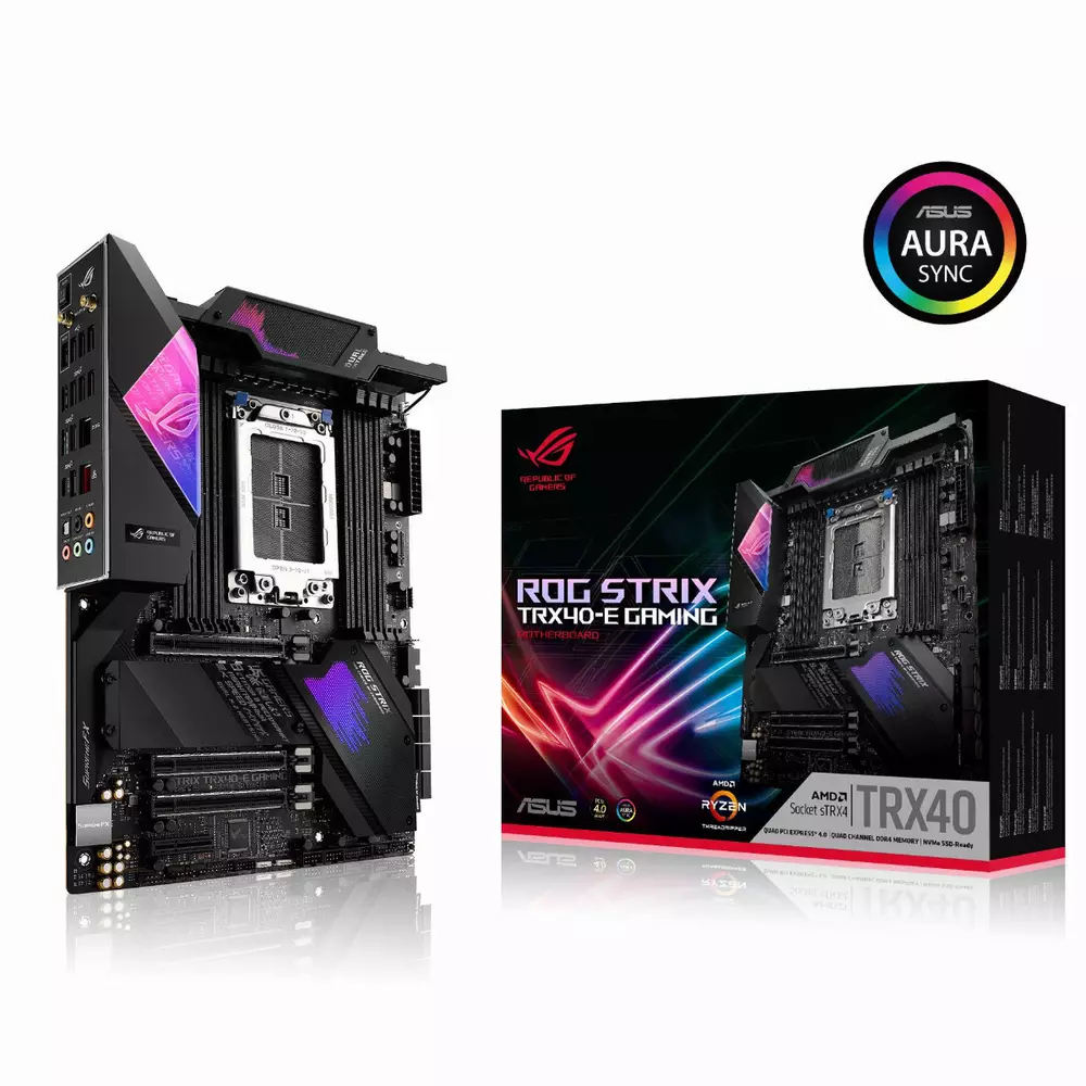 Дънна платка ASUS ROG Strix TRX40-E Gaming (Wi-Fi)
