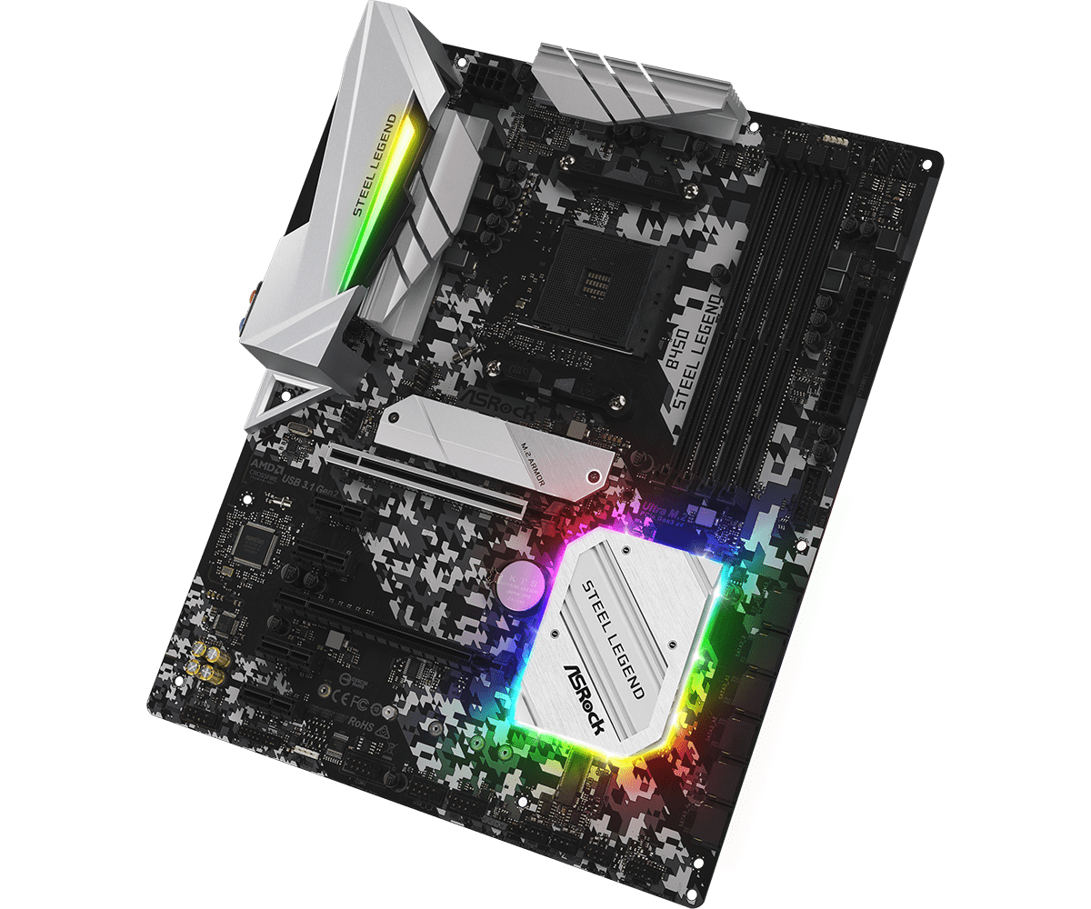 Дънна платка ASROCK B450 Steel Legend 