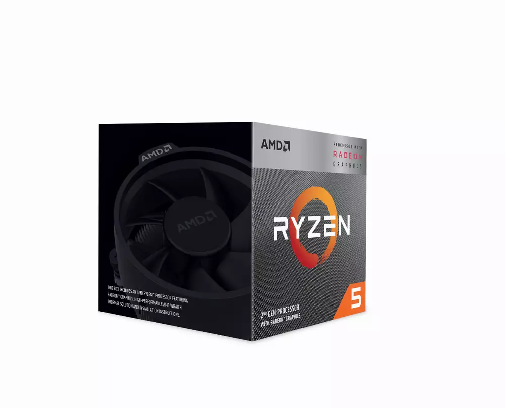 Процесор AMD Ryzen 5 3400G (4.2GHz Max Boost,6MB,65W,AM4) RX Vega 11 box