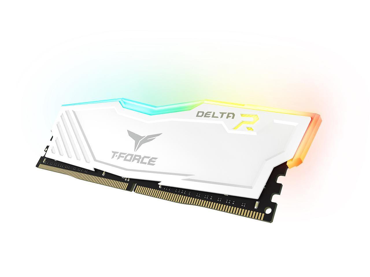 Памет Team Group T-Force Delta RGB White 16GB (2x8GB) DDR4 3200MHz CL16