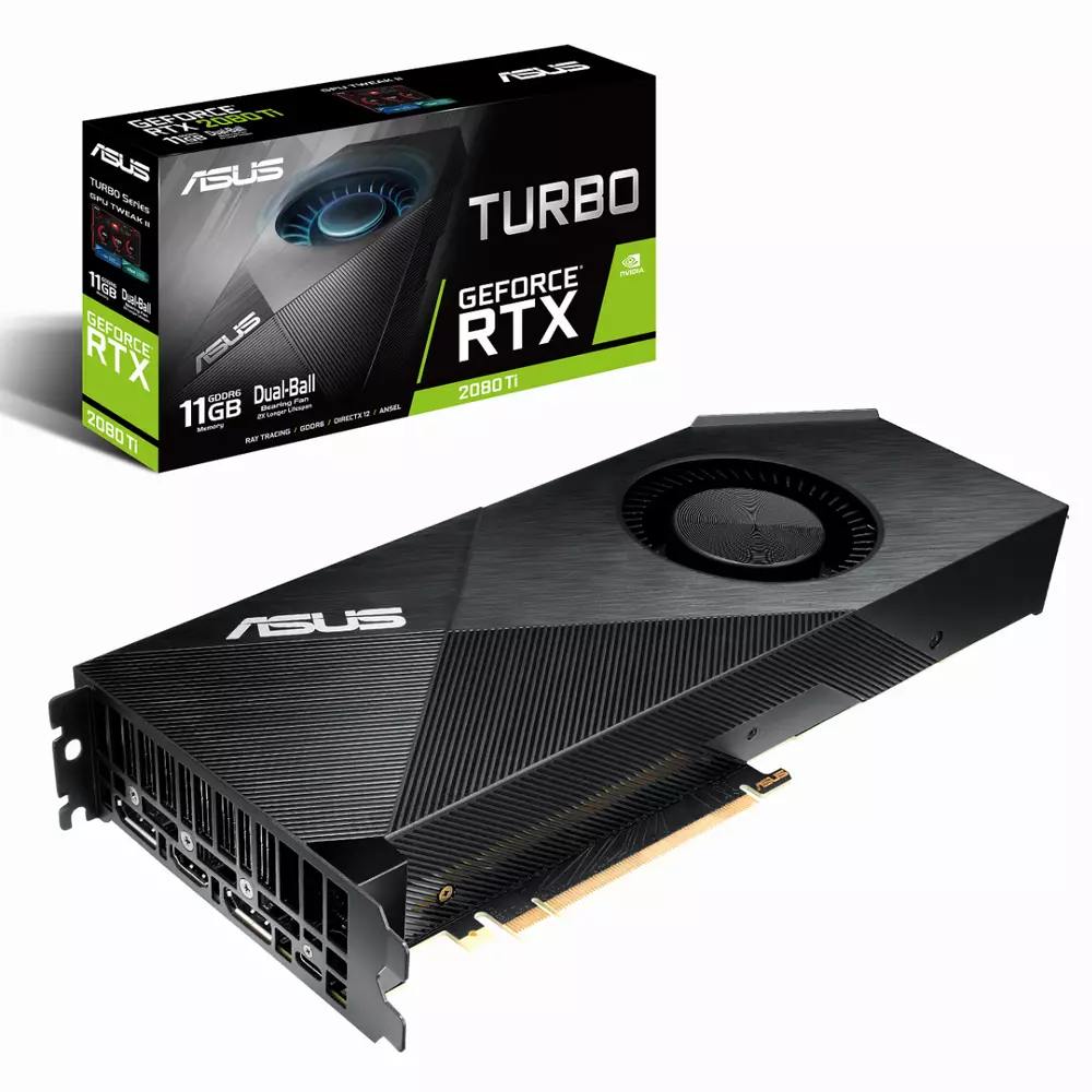 Видео карта ASUS TURBO GeForce RTX 2080 Ti 11GB