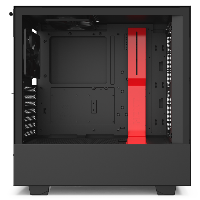 Кутия NZXT H510i Smart Matte Black/Red