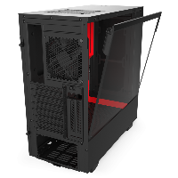 Кутия NZXT H510i Smart Matte Black/Red