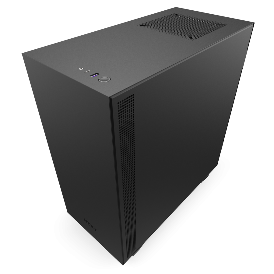 Кутия NZXT H510i Smart Matte Black/Red