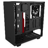 Кутия NZXT H510i Smart Matte Black/Red