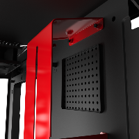 Кутия NZXT H510i Smart Matte Black/Red