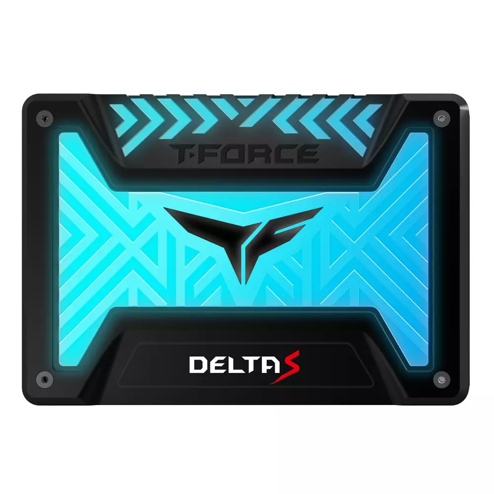 Диск SSD Team Group T-Force Delta S 1TB RGB Black 2.5" SATA III