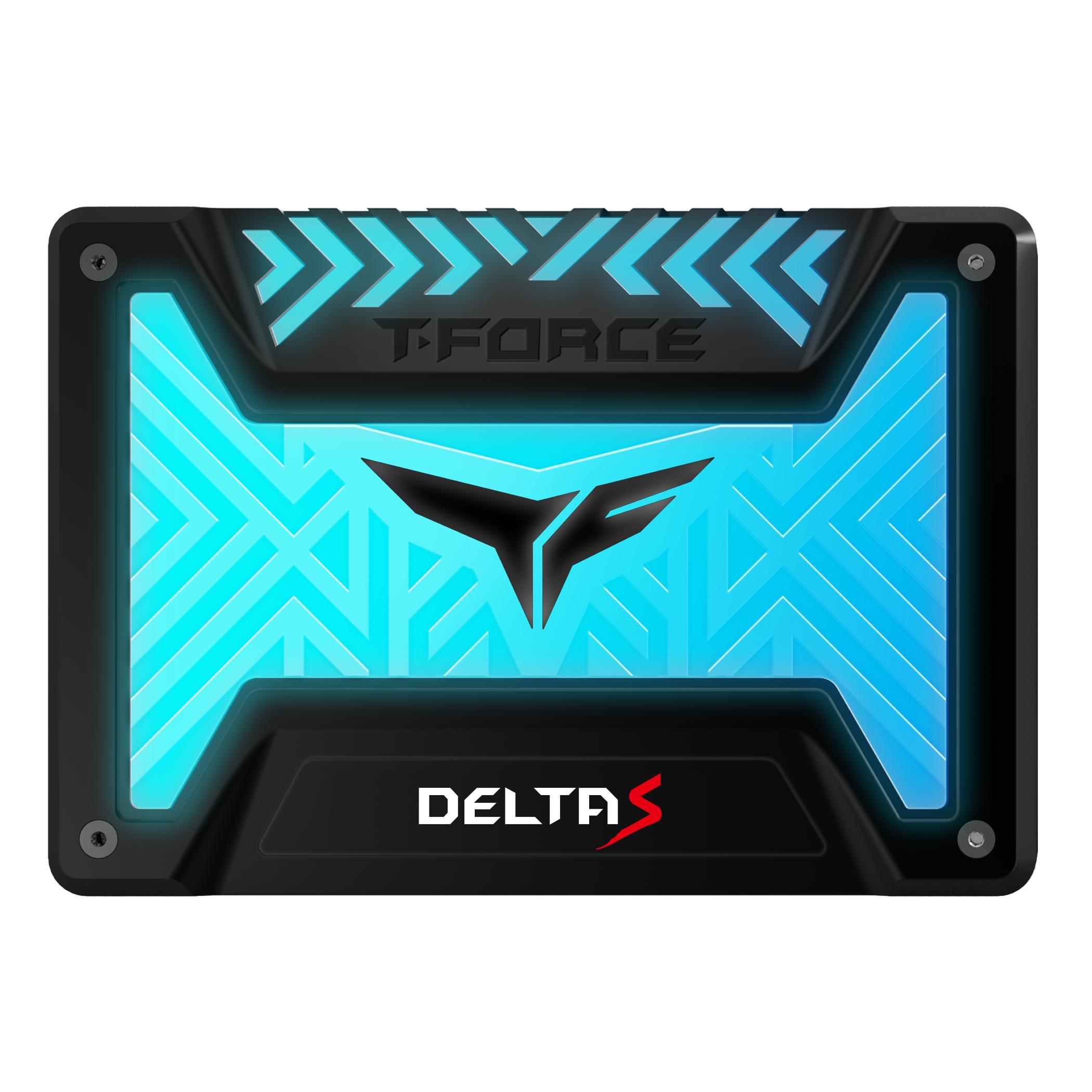 Диск SSD Team Group T-Force Delta S 1TB RGB Black 2.5" SATA III