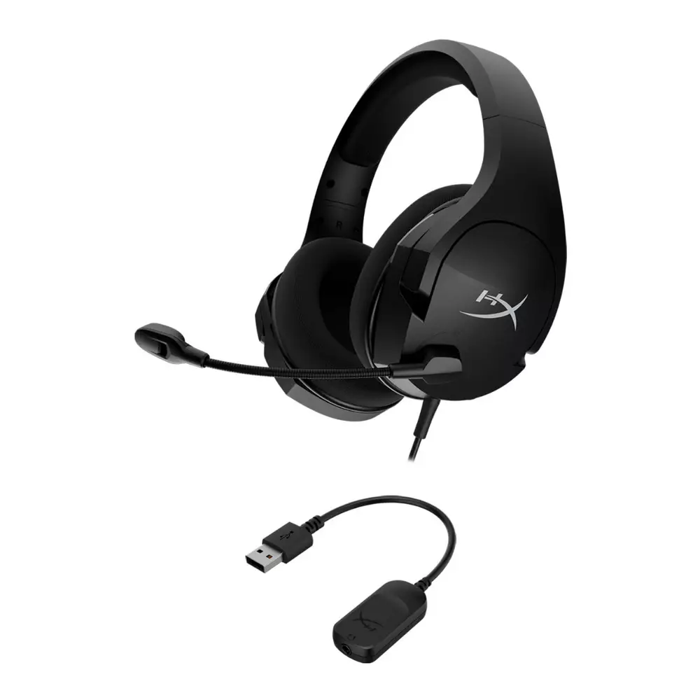 Геймърски слушалки HyperX, Cloud Stinger Core 7.1, Микрофон, Черен