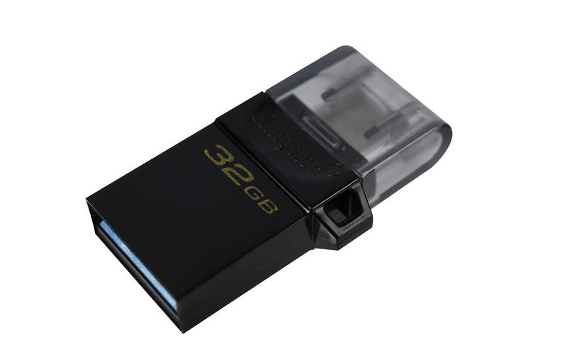 USB памет KINGSTON DataTraveler MicroDuo3 G2 32GB, USB 3.2, Черен