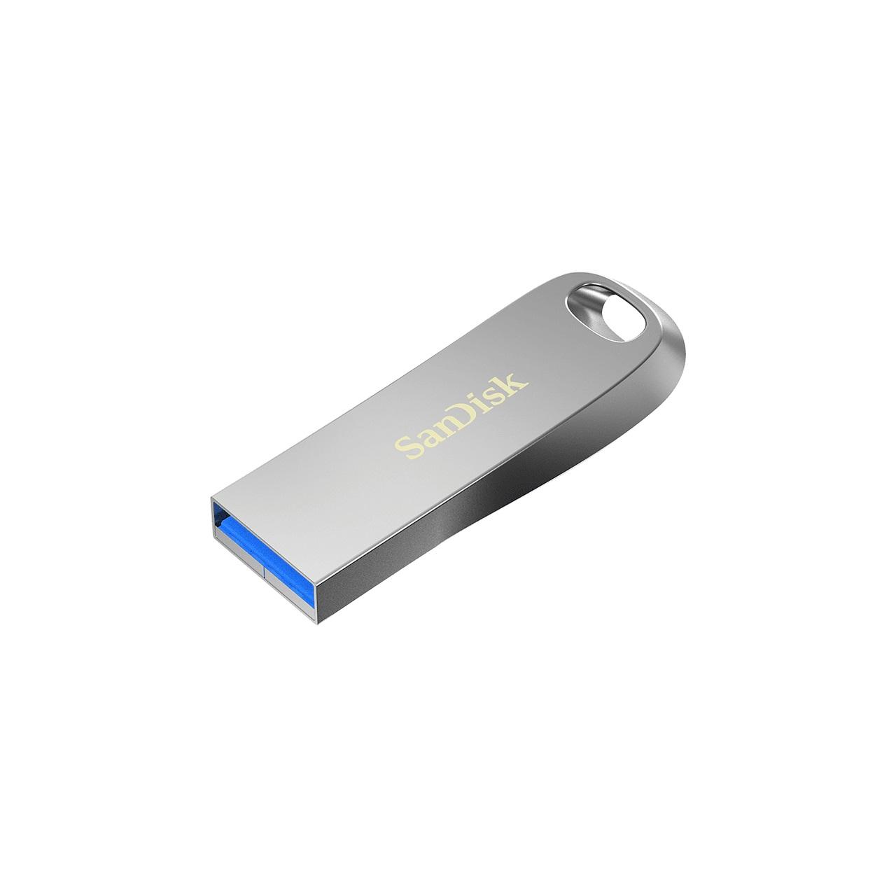 Clé USB SanDisk Ultra Luxe, USB 3.1 Gen 1, 256GB, Argent