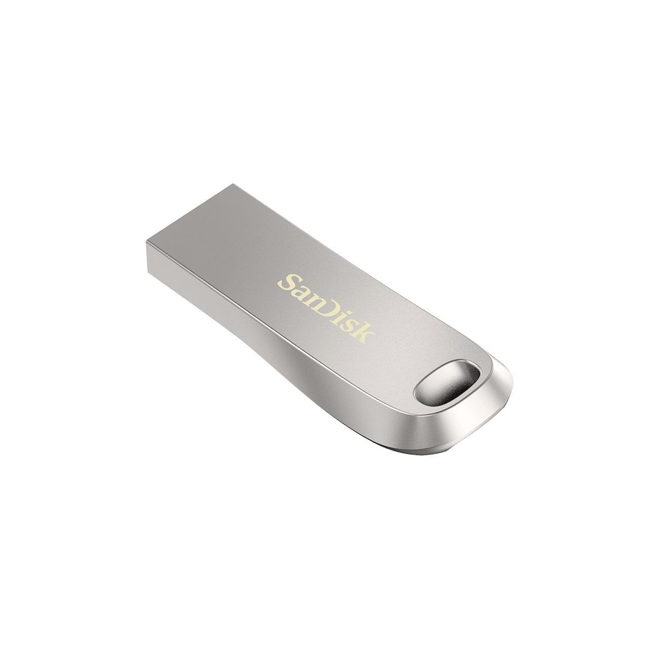 Clé USB SanDisk Ultra Luxe, USB 3.1 Gen 1, 256GB, Argent