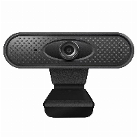 Уеб камера с микрофон DELTACO TriVision, Full-HD, USB2.0, Микрофон, Черна