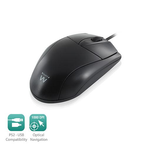 Мишка Ewent EW3154 Wired USB Black