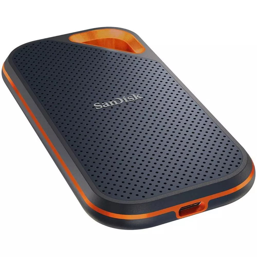 Външен SSD SanDisk Extreme Pro, 1TB, USB 3.1 Gen2 Type-C, Черен