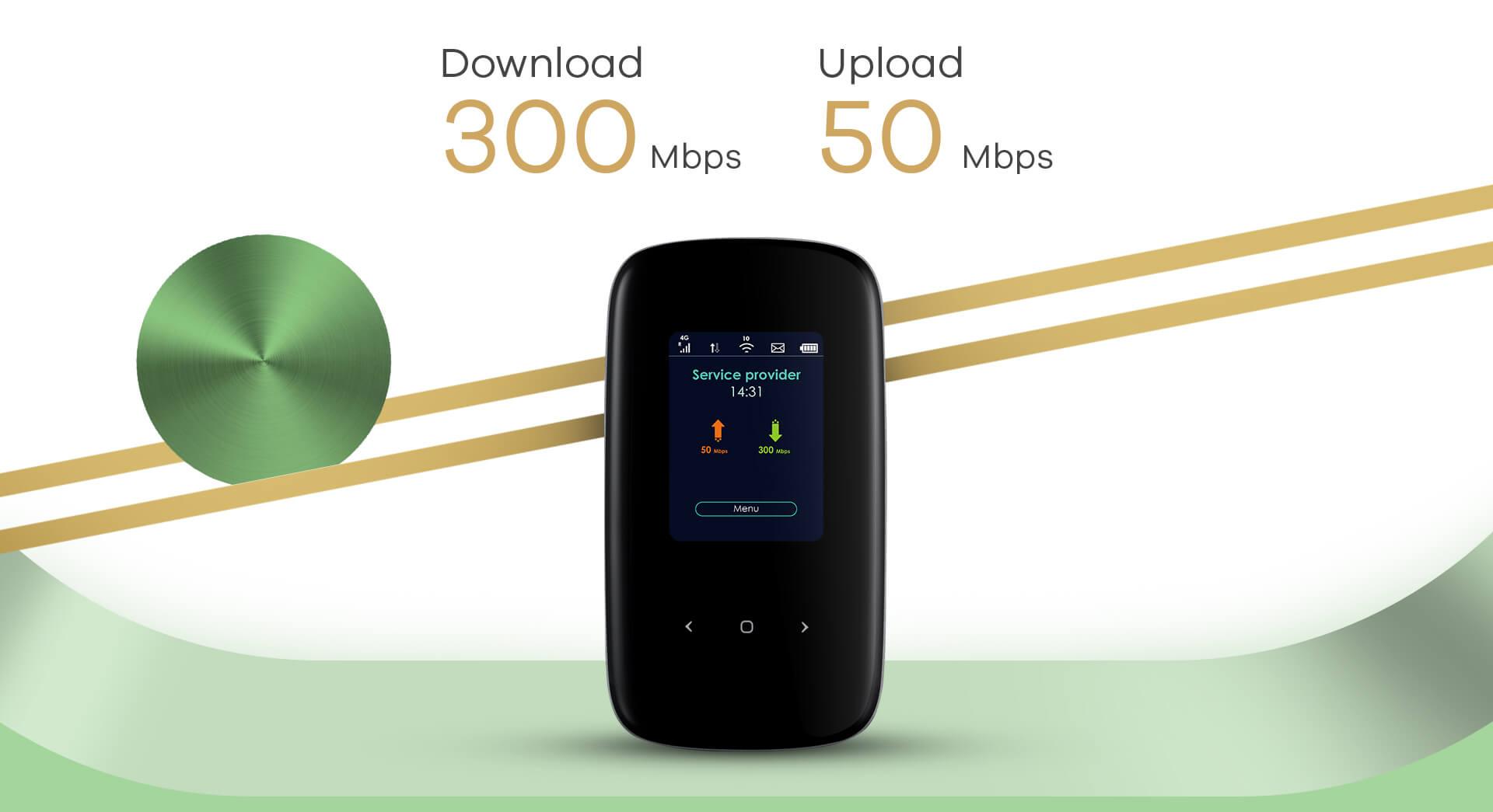 Безжичен рутер ZYXEL LTE2566, LTE 4G, SIM слот, 300Mbps, Двубандов