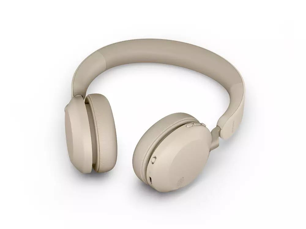 Блутут слушалки Jabra Elite 45h Gold Beige