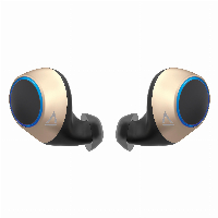 Блутут слушалки-тапи Creative Outlier Gold, с докинг кутийка, Wireless, Златисти