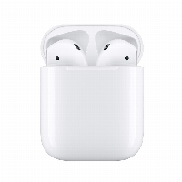 Блутут слушалки-тапи Apple AirPods 2Gen, с докинг кутийка, Wireless, Бели
