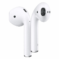 Блутут слушалки-тапи Apple AirPods 2Gen, с докинг кутийка, Wireless, Бели