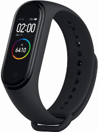 Фитнес гривна Xiaomi Mi Smart Band 4, 0.95", AMOLED дисплей, RAM 512MB, Черна