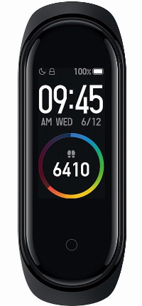 Фитнес гривна Xiaomi Mi Smart Band 4, 0.95", AMOLED дисплей, RAM 512MB, Черна