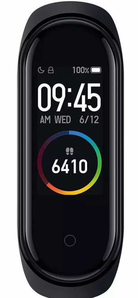 Фитнес гривна Xiaomi Mi Smart Band 4, 0.95", AMOLED дисплей, RAM 512MB, Черна