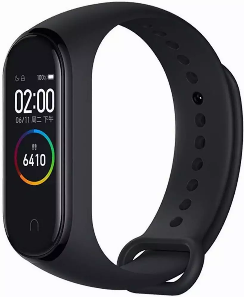 Фитнес гривна Xiaomi Mi Smart Band 4, 0.95", AMOLED дисплей, RAM 512MB, Черна