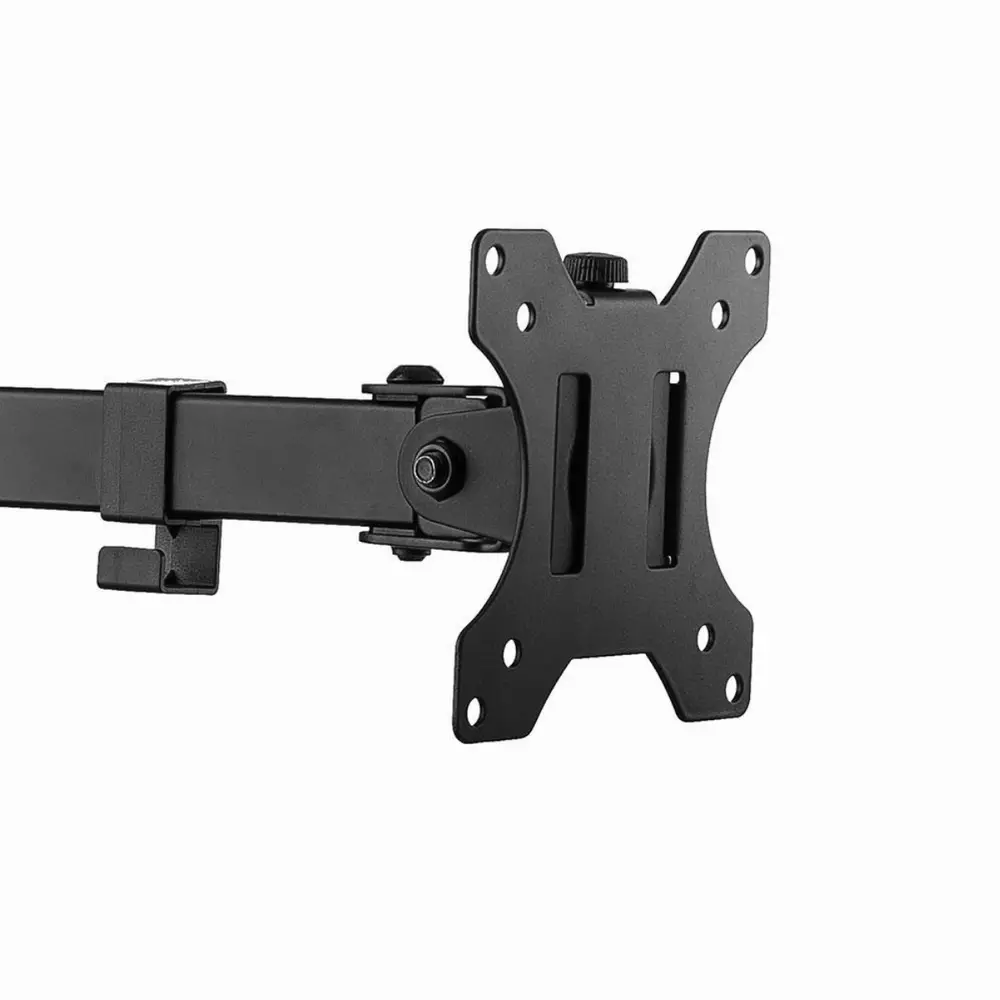 Стойка за 2 мониторa Ewent EW1512, за бюро, Регулируема, 32", 2x8 кг, Черен